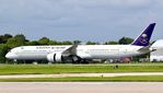 HZ-AR27 @ EGCC - At Manchester Airport - by Terry Fletcher