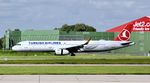 TC-JTD @ EGCC - At Manchester Airport - by Terry Fletcher
