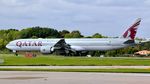 A7-BAT @ EGCC - At Manchester Airport - by Terry Fletcher