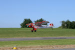HB-OBF @ LSGE - Landing at Ecuvillens. HB-registered since 1946-09-21 - by sparrow9
