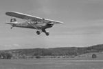 HB-OWV @ LSZG - Landing Grenchen. Scanned from a b+w negative.