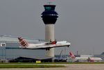 G-LMTE @ EGCC - At Manchester Airport - by Terry Fletcher