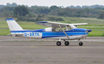 G-ARYK @ EGFH - Resident Skyhawk. - by Roger Winser