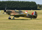 R3119 @ EGLM - (REPLICA), Hawker Hurricane at White Waltham. This RAF serial was allocated to a cancelled order of Bristol Blenheim Mk IV aircraft to be built by Rootes in WWII.