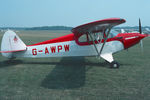 G-AWPW @ EGVP - Air Britain Rally at Middle-Wallop. Scanned from a slide. - by sparrow9