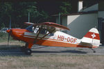 HB-OOF @ LSGP - At Gland airfield. Scanned from a slide. - by sparrow9