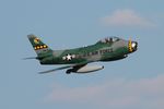 F-AYSB @ LFPM - '01675' (KE+104, N80FS, F-AYSB) 1958 Canadair CL-13B Sabre 6 Air Legend Melun-Villaroche - by PhilR