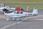 G-TOPP @ EGBJ - G-TOPP at Gloucestershire Airport.