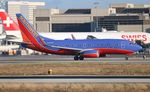 N447WN @ KLAX - SWA 737 canyon blue zx - by Florida Metal