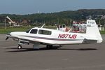 N971JB @ LFAT - N971JB Mooney M20S Le Touquet - by PhilR