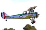G-AHSA @ EGTH - Avro Tutor taking off for the Vintage Airshow day at Old Warden 2023 - by Chris Holtby