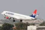 SX-RMA @ LMML - Embraer ERJ-195LR SX-RMA Air Serbia - by Raymond Zammit