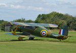 N18V @ EGTH - The 1944 Beech Staggerwing stealing the Vintage Airshow at Old Warden 2023 - by Chris Holtby