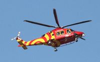 G-HHEM - Essex & Herts Air Ambulance G-HHEM circling over Leighton Buzzard, Bedfordshire, 11.00, 29/Sept/2023 - by Rory Morrisey