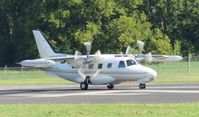 N727TP @ KDTN - Take off runway 14 - by Carl Hennigan