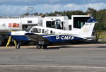 G-CMFF @ EGLK - Piper PA-28-161 Cherokee Warrior II at Blackbushe. - by moxy