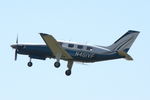 N461VF @ EHHO - Piper PA-46-310P Malibu / JetPROP DLX conversion taking off from Hoogeveen airfield, the Netherlands - by Van Propeller