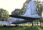44-9063 - Douglas C-54E Skymaster at the Luftbrückendenkmal (Berlin airlift memorial) right outside the southeastern corner of Frankfurt international airport - by Ingo Warnecke