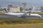 ET-ARN @ HAAB - Ethiopian DHC8  lining-up for take-off - by FerryPNL