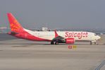 VT-MXE @ OMDB - Spicejet B738Max pushed-back - by FerryPNL