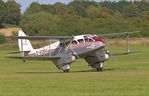G-AGSH @ EGTH - 1945 Dragon Rapide taking off at Old Warden during the Vintage Airshow 2023 - by Chris Holtby