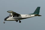 OY-VPA @ EGSH - Landing at Norwich. - by Graham Reeve
