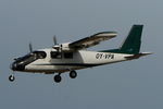 OY-VPA @ EGSH - Landing at Norwich. - by Graham Reeve