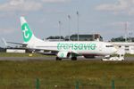 F-HUYK @ LFRB - Boeing 737-8JP, Push back, Brest-Bretagne airport (LFRB-BES) - by Yves-Q