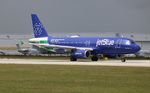 N531JL @ KFLL - JBU A320 NYPD zx FLL-EWR - by Florida Metal