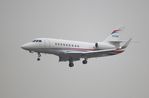 N132M @ KLAX - Falcon 2000EX zx - by Florida Metal