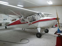 N657AC @ 6Z6 - In the maintenance hangar just after repairs - by Paul Nickell