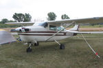 N9593X @ OSH - 1962 Cessna 210B, c/n: 21057893. AirVenture 2023 - by Timothy Aanerud