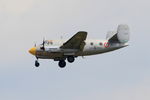F-AZGE @ LFSX - Dassault MD-312 Flamant, On final rwy 29, Luxeuil-St Sauveur Air Base 116(LFSX) - by Yves-Q