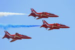 XX322 @ LFSX - Red Arrows Hawker Siddeley Hawk T.1A, On display, Luxeuil-Saint Sauveur Air Base 116 (LFSX) - by Yves-Q