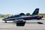 MM55055 @ LFSX - Aermacchi MB-339PAN, N°7 of Frecce Tricolori Aerobatic Team 2015, Taxiing,  Luxeuil-Saint Sauveur Air Base 116 (LFSX) - by Yves-Q