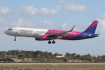 HA-LXJ @ LMML - A321 HA-LXJ Wizzair - by Raymond Zammit