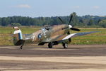 F-AZJS @ LFSX - Supermarine 389 Spitfire PR.XIX, Taxiing, Luxeuil-St Sauveur Air Base 116 (LFSX) - by Yves-Q