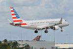 N217NN @ KMIA - American Eagle ERJ175 landing - by FerryPNL