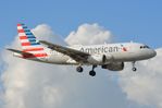 N738US @ KMIA - American baby bus A319 landing - by FerryPNL