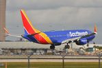 N8741L @ KMIA - Southwest B738Max landing in MIA - by FerryPNL