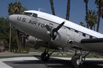 N131FS @ KRIR - Douglas TC-47B-30-DK Skytrain at the gate of Flabob airport, California. Sept 2023. - by Van Propeller