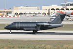D-AEOM @ LMML - Bombardier Challenger 604 D-AEOM Central Jets - by Raymond Zammit
