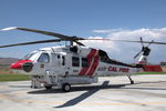 N486DF @ KHMT - Sikorsky S-70i Firehawk standing by at Hemet Ryan Airport, California - by Van Propeller