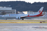 VT-BXI @ KBFI - Seen in full OKAir livery was this 737 MAX 8 that will now be going to Air India Express. - by Joe G. Walker