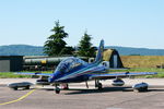 MM54473 @ LFSX - Aermacchi MB-339PAN, N°3 of Frecce Tricolori Aerobatic Team 2015, Flight line, Luxeuil-Saint Sauveur Air Base 116 (LFSX) - by Yves-Q