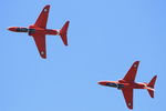 XX232 @ LFSX - Red Arrows Hawker Siddeley Hawk T.1A, On display, Luxeuil-Saint Sauveur Air Base 116 (LFSX) - by Yves-Q