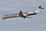 N9412W @ KORD - American Airlines McDonnell Douglas MD-83, N9412W 4WV, on approach KORD - by Mark Kalfas