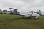 VH-FII @ YCDR - VH-FII 1980 Beech 200 Super King Air QAM Caloundra - by PhilR