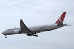 TC-LJE @ KLAX - Turkish Airlines Boeing 777-3F2/ER on approach to LAX - by Van Propeller