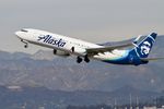 N493AS @ KLAX - B739 Alaska Airlines Boeing 737-990ER  N493AS AS310 KLAX-KORD - by Mark Kalfas